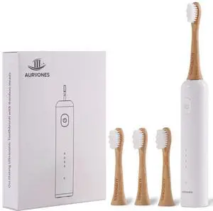 Ultrasonic Oscillating Electric Toothbrush with Bamboo Heads Ultrasonic Oscillating Electric Toothbrush with Bamboo Heads