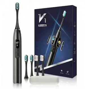 Electric Toothbrush - 5 Modes for Personalized Care, Smart Pressure Control to Protect Gums, Rechargeable with Pressure Sensor and Timer, Customizable Intensity Powered Toothbrush Electric Toothbrush - 5 Modes for Personalized Care, Smart Pressure Control to Protect Gums, Rechargeable with Pressure Sensor and Timer, Customizable Intensity Powered Toothbrush