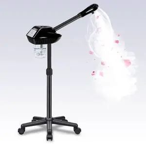 Face Steamer Professional,Steamer for Facial on Wheels,Ozone Face Steamer for Deep Facial Cleansing Face Steamer Professional,Steamer for Facial on Wheels,Ozone Face Steamer for Deep Facial Cleansing