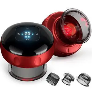 2 Pack Cupping Set, 7-in-1 Smart Cupping Therapy Massager. Red Light Cupping Therapy Set with 2 Modes for Targeted Muscle Soreness,Tighter Skin,Cupping Kit with 20 Levels Suction and Heat and Gua Sha 2 Pack Cupping Set, 7-in-1 Smart Cupping Therapy Massager. Red Light Cupping Therapy Set with 2 Modes for Targeted Muscle Soreness,Tighter Skin,Cupping Kit with 20 Levels Suction and Heat and Gua Sha