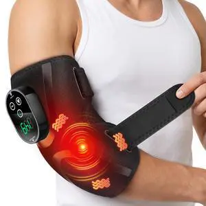 Cordless Tennis Elbow Heating Pad, Elbow Massager with Heat, Rechargeable Arm Heating Wrap, Comfort Heated Elbow Brace for Tendonitis, Stiffness and Pain Relief, 3000mAh Cordless Tennis Elbow Heating Pad, Elbow Massager with Heat, Rechargeable Arm Heating Wrap, Comfort Heated Elbow Brace for Tendonitis, Stiffness and Pain Relief, 3000mAh
