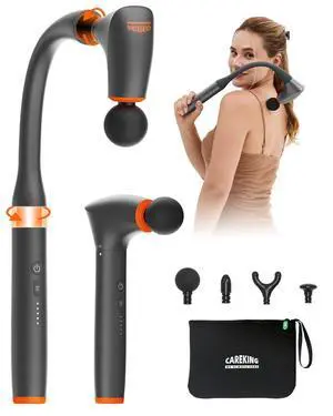 2-in-1 Detachable Massage Gun Deep Tissue With Extension Long Handle, Back & Neck Massager For Pain Relief, Portable Muscle Massager For Shoulder, Leg, Home Office Gym Use, Best Gift, FSH-HSA-Eligible 2-in-1 Detachable Massage Gun Deep Tissue With Extension Long Handle, Back & Neck Massager For Pain Relief, Portable Muscle Massager For Shoulder, Leg, Home Office Gym Use, Best Gift, FSH-HSA-Eligible