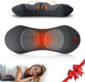 Cordless Lower Back Massager & Lumbar Support Pillow for Sciatica,Black Cordless Lower Back Massager & Lumbar Support Pillow for Sciatica,Black