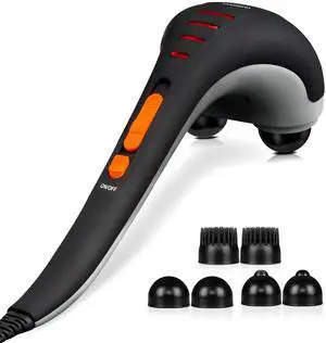 Handheld Neck Back Massager for Pain Relief Deep Tissue, Double Head Full Body Percussion Massage MG400 for Shoulder, Leg, Foot, Muscles Handheld Neck Back Massager for Pain Relief Deep Tissue, Double Head Full Body Percussion Massage MG400 for Shoulder, Leg, Foot, Muscles