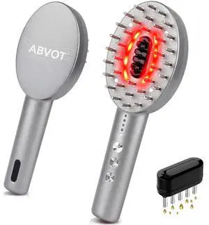 3-in-1 Electric Scalp Massager Brush, Vibrating Scalp Massager Comb with Hair Oil Applicator for Scalp/Face/Body Relaxation, Portable Massager Tool for Home & Travel, Gift for Men & Women (Grey) 3-in-1 Electric Scalp Massager Brush, Vibrating Scalp Massager Comb with Hair Oil Applicator for Scalp/Face/Body Relaxation, Portable Massager Tool for Home & Travel, Gift for Men & Women (Grey)