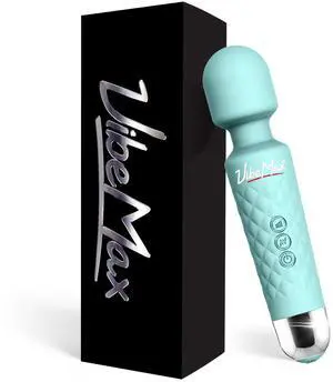 Rechargeable Personal Massager - Powerful Multi Speed Vibration - Whisper Quiet - Waterproof - for Muscle Tension Relief in Neck, Back, Shoulders, Legs and Feet - Turquoise Rechargeable Personal Massager - Powerful Multi Speed Vibration - Whisper Quiet - Waterproof - for Muscle Tension Relief in Neck, Back, Shoulders, Legs and Feet - Turquoise