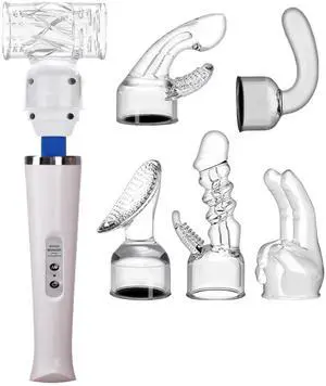 6X Massage Head Attachments Accessories Come with A Large Size Massager for Grown-ups Adjustable Speeds 6X Massage Head Attachments Accessories Come with A Large Size Massager for Grown-ups Adjustable Speeds