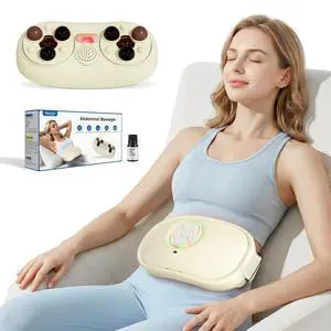 Electric Abdominal Massager - Belly Massager with Heat,Stomach Massager for Digestion Belly Cellulite Massage for Flattening Belly,Bloating,Constipation Electric Abdominal Massager - Belly Massager with Heat,Stomach Massager for Digestion Belly Cellulite Massage for Flattening Belly,Bloating,Constipation