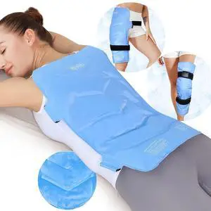 XXL Full Back Ice Pack Wrap, Large Gel Packs for Injuries Reusable XXL Full Back Ice Pack Wrap, Large Gel Packs for Injuries Reusable