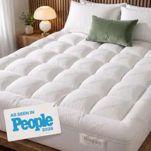 100% Cotton Top Cooling Mattress Topper - King Size 100% Cotton Top Cooling Mattress Topper - King Size