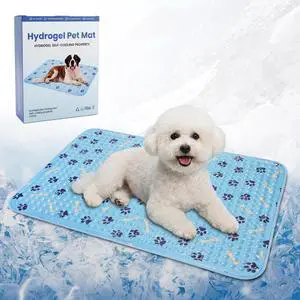 Cooling Mat for Dogs 20 Inch, Patent Self-Cooling Gel Pad for Small Dogs, Cooling Mat for Dogs 20 Inch, Patent Self-Cooling Gel Pad for Small Dogs,
