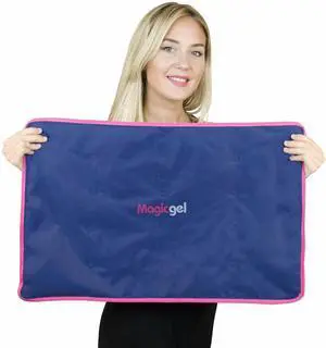 Extra Large & Reusable Ice Pack (15 x 23.5 inches, XL) for Maximum Back and Full Body Pain Relief from Injuries, Swelling, Bruises, Sprains | Ice Blanket for Sleeping & Physical Therapy | By Magic Gel Extra Large & Reusable Ice Pack (15 x 23.5 inches, XL) for Maximum Back and Full Body Pain Relief from Injuries, Swelling, Bruises, Sprains | Ice Blanket for Sleeping & Physical Therapy | By Magic Gel