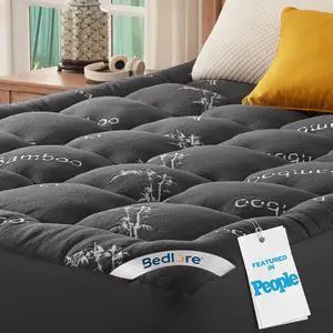 King Mattress Topper Viscose Bamboo, Thick Pillow Top Mattress Pad King Mattress Topper Viscose Bamboo, Thick Pillow Top Mattress Pad