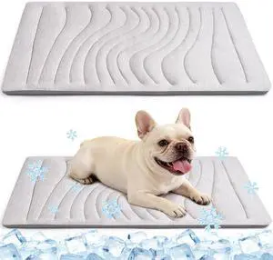 Dog Cooling Mat, 36"x23" Reversible Pad, Scratch-Resistant,Machine Washable Dog Cooling Mat, 36"x23" Reversible Pad, Scratch-Resistant,Machine Washable