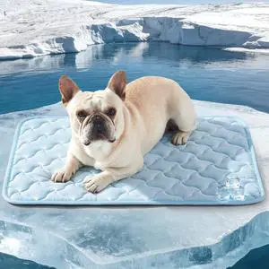 Cooling Mat for Dogs, Q-Max>0.5 Instant Temp Drop Dog Cooling Mats for Medium Dogs&Cats, Cooling Pad for Dog - Indoor Outdoor Travel Use, Snag ResistantMachine Washable&Anti-Slip, 28"X22" Blue Cooling Mat for Dogs, Q-Max>0.5 Instant Temp Drop Dog Cooling Mats for Medium Dogs&Cats, Cooling Pad for Dog - Indoor Outdoor Travel Use, Snag ResistantMachine Washable&Anti-Slip, 28"X22" Blue
