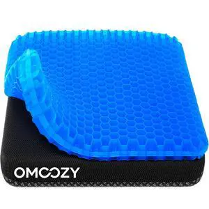 Gel Seat Cushion, Cooling Honeycomb Design for Office Chair Car Wheelchair Gel Seat Cushion, Cooling Honeycomb Design for Office Chair Car Wheelchair