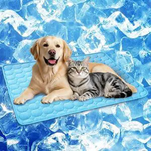 Pet Cooling Mat for Dogs & Cats, Q-Max>0.4 Washable Cooling Pad Pet Cooling Mat for Dogs & Cats, Q-Max>0.4 Washable Cooling Pad