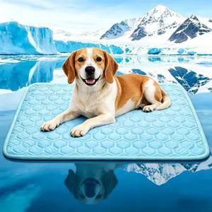 Arc-Chill Dog Cooling Mat, Non-Slip Washable Portable Cool Pad Arc-Chill Dog Cooling Mat, Non-Slip Washable Portable Cool Pad