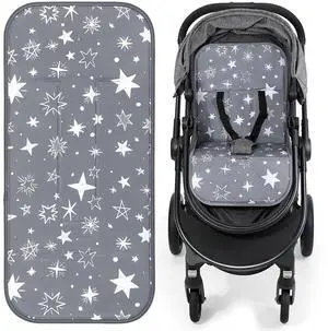 Reversible Stroller Cooling Pad, Water-Resistant & Comfortable, Gray Reversible Stroller Cooling Pad, Water-Resistant & Comfortable, Gray