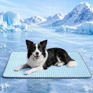 Summer Dog Cooling Mat for Large Dogs,42"x27"Ice Silk Washable Cooling Crate Mat for Dogs & Cats Summer Dog Cooling Mat for Large Dogs,42"x27"Ice Silk Washable Cooling Crate Mat for Dogs & Cats
