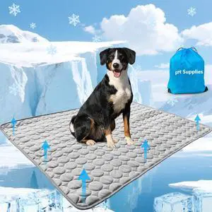 Dog Cooling Mat for Dogs, Pet Cooling Pad Bed for Dog Easy Washable for All Types of Pets and Perfect for Both Indoor and Outdoor Use, Including Car Seats 59" x 40" Dog Cooling Mat for Dogs, Pet Cooling Pad Bed for Dog Easy Washable for All Types of Pets and Perfect for Both Indoor and Outdoor Use, Including Car Seats 59" x 40"