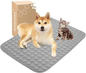 Summer Cooling Mat & Sleeping Pad- Water Absorption Top, Materials Safe, Easy Carry, EZ Clean. Keep Cooling for Pets, Kids and Adults.(Dark Grey, 28" x 22") Summer Cooling Mat & Sleeping Pad- Water Absorption Top, Materials Safe, Easy Carry, EZ Clean. Keep Cooling for Pets, Kids and Adults.(Dark Grey, 28" x 22")