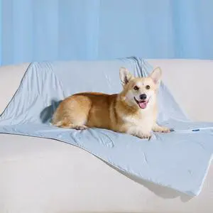 Cooling Blanket for Large Dogs Breathable Throw Q-MAX>0.4,40x50 Cooling Blanket for Large Dogs Breathable Throw Q-MAX>0.4,40x50