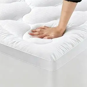 Queen Size Mattress Topper Cotton Top Extra Thick Mattress Pad Fitted Quilted Mattress Cover Pillow Top Cooling Soft Mattress Protector with 8-21 Deep Pocket,Machine Washable(60x80 White) Queen Size Mattress Topper Cotton Top Extra Thick Mattress Pad Fitted Quilted Mattress Cover Pillow Top Cooling Soft Mattress Protector with 8-21 Deep Pocket,Machine Washable(60x80 White)