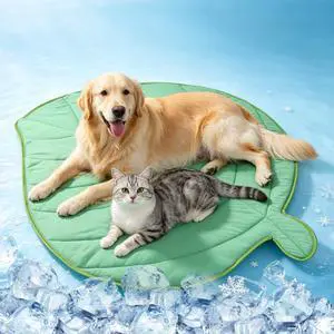 Dog Cooling Mat for Dogs & Cats 27.2" x 33.5", Reversible Pet Cooling Pad Blanket, Ice Silk Fabric, Breathable & Washable for Crate, Sofa, Floor, Indoor Outdoor Summer Use Dog Cooling Mat for Dogs & Cats 27.2" x 33.5", Reversible Pet Cooling Pad Blanket, Ice Silk Fabric, Breathable & Washable for Crate, Sofa, Floor, Indoor Outdoor Summer Use