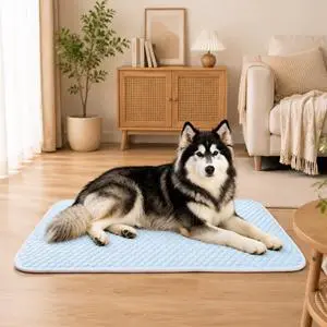 Large Dog Cooling Mat Ice Crystal Heat Dissipation,36x24in Large Dog Cooling Mat Ice Crystal Heat Dissipation,36x24in