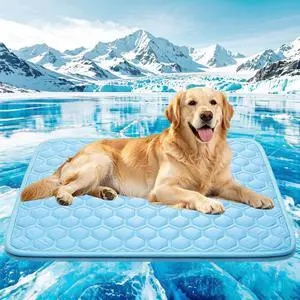 Cooling Mat for Dogs & Cats, Thick Breathable Dog Cooling Mat Q-MAX>0.45 Cooling Mat for Dogs & Cats, Thick Breathable Dog Cooling Mat Q-MAX>0.45