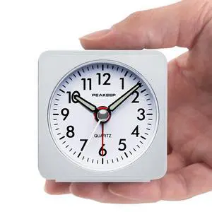 Ultra Small, Battery Travel Alarm Clock with Snooze and Light Ultra Small, Battery Travel Alarm Clock with Snooze and Light