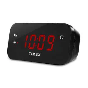 Alarm Clock with Large Display, Digital Alarm Clock for Bedroom Includes 120V Universal Power Adapter (T121B - Black) Alarm Clock with Large Display, Digital Alarm Clock for Bedroom Includes 120V Universal Power Adapter (T121B - Black)
