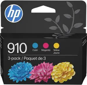 910 Cyan, Magenta, Yellow Ink Cartridges (3-Pack) | Works with OfficeJet 8010, 8020 Series, OfficeJet Pro 8020, 8030 Series | Eligible for Instant Ink | 3YN97AN 910 Cyan, Magenta, Yellow Ink Cartridges (3-Pack) | Works with OfficeJet 8010, 8020 Series, OfficeJet Pro 8020, 8030 Series | Eligible for Instant Ink | 3YN97AN
