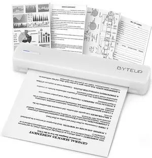 Portable Thermal Printer, Inkless Bluetooth printer for Letter Legal A4 Portable Thermal Printer, Inkless Bluetooth printer for Letter Legal A4