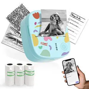 Mini Sticker Printer, AHM2 Sticker Maker Machine for Kids Mini Sticker Printer, AHM2 Sticker Maker Machine for Kids