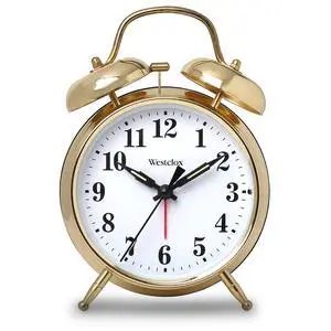 Big Ben Twin Bell Alarm Clock | Loud Alarm Clock for Heavy Sleepers | Battery Operated Clock with Backlight for Bedside Table, Bedroom, Kids Room, Desk (Gold, 4") Big Ben Twin Bell Alarm Clock | Loud Alarm Clock for Heavy Sleepers | Battery Operated Clock with Backlight for Bedside Table, Bedroom, Kids Room, Desk (Gold, 4")