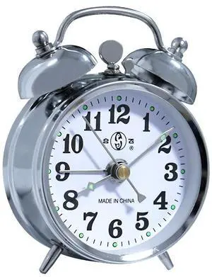 Alarm Clock Mechanical Wind Twin Bell Double Bell Small Alarm Clock Mechanical Wind Twin Bell Double Bell Small