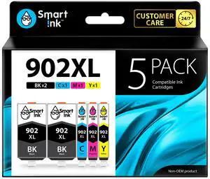 Compatible Ink Cartridge Replacement for HP 902XL 902XL (2 Black XL & C/M/Y XL 5 Combo Pack) to use with Officejet Pro 6978 6968 6974 6975 6960 Officejet 6951 6954 6956 6958 Printers Compatible Ink Cartridge Replacement for HP 902XL 902XL (2 Black XL & C/M/Y XL 5 Combo Pack) to use with Officejet Pro 6978 6968 6974 6975 6960 Officejet 6951 6954 6956 6958 Printers