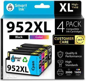 Compatible Ink Cartridges Replacement for HP 952XL 952 XL 4 Combo Pack (Black, Cyan/Magenta/Yellow) to use with HP OfficeJet Pro 8710 7740 8720 8715 8210 8703 OfficeJet 8702 Printers Compatible Ink Cartridges Replacement for HP 952XL 952 XL 4 Combo Pack (Black, Cyan/Magenta/Yellow) to use with HP OfficeJet Pro 8710 7740 8720 8715 8210 8703 OfficeJet 8702 Printers