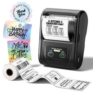 M128 Label Maker 2 Inch Portable Bluetooth Thermal Label Printer M128 Label Maker 2 Inch Portable Bluetooth Thermal Label Printer