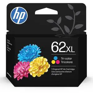 62XL Tri-Color High-Yield Ink | Works with Envy 5540, 5640, 5660, 7640, OfficeJet 5740, 8040, Mobile 200, 250 | C2P07AN | Packaging May Vary 62XL Tri-Color High-Yield Ink | Works with Envy 5540, 5640, 5660, 7640, OfficeJet 5740, 8040, Mobile 200, 250 | C2P07AN | Packaging May Vary