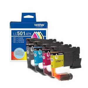 Genuine LC5014PK 4-Pack (1 Each of) Standard Yield Black, Cyan, Magenta, and Yellow Ink Cartridges Genuine LC5014PK 4-Pack (1 Each of) Standard Yield Black, Cyan, Magenta, and Yellow Ink Cartridges