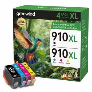 910XL Ink Cartridges Combo Pack for HP 910 Printer High-Yield Ink Cartridge 910XL Ink Cartridges Combo Pack for HP 910 Printer High-Yield Ink Cartridge