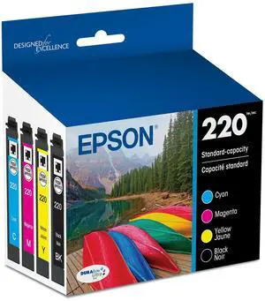 220 Genuine Ink Cartridge Black and Color Combo Pack T220120-BCS 220 Genuine Ink Cartridge Black and Color Combo Pack T220120-BCS