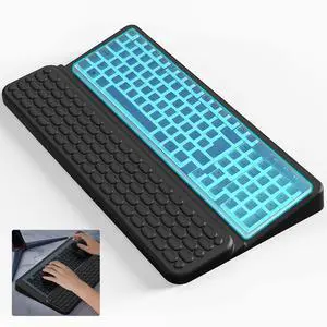 Wrist Rest for Computer Keyboard, Keyboard Wrist Rest, Ergonomic Keyboards Holder for Easy Typing Working, Wrist Pad for Keyboards with Comfortable Wrist Rest for Keyboard Black Wrist Rest for Computer Keyboard, Keyboard Wrist Rest, Ergonomic Keyboards Holder for Easy Typing Working, Wrist Pad for Keyboards with Comfortable Wrist Rest for Keyboard Black