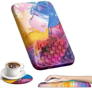 Mouse Pad with Wrist Rest Ergonomic Comfortable Pain Relief Mousepad Wrist Support for Computer Multicolored Mouse Pad with Wrist Rest Ergonomic Comfortable Pain Relief Mousepad Wrist Support for Computer Multicolored