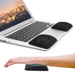 Ergonomic Wrist Rest for Laptop, Upgraded Laptop Wrist Support Pad for Computer Keyboard, Relieve Wrist Pain and Carpal Tunnel (Black) Ergonomic Wrist Rest for Laptop, Upgraded Laptop Wrist Support Pad for Computer Keyboard, Relieve Wrist Pain and Carpal Tunnel (Black)