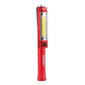 Big Larry 2 Work Light | 500 Lumens, 4 Light Modes, Magnetic LED Flashlight & Portable COB Task Lamp, Battery Powered, Pocket Clip, Water Resistant, Includes 3x AA Batteries Red Big Larry 2 Work Light | 500 Lumens, 4 Light Modes, Magnetic LED Flashlight & Portable COB Task Lamp, Battery Powered, Pocket Clip, Water Resistant, Includes 3x AA Batteries Red