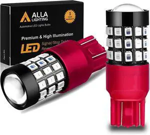 Upgraded T20 7440 7443 LED Strobe Brake Lights Bulbs, Red Flashing Stop Lamps, W21W 7440LL 7443LL Strobe LED Taillights Replacement for Cars, Trucks, SUVs, Vans Upgraded T20 7440 7443 LED Strobe Brake Lights Bulbs, Red Flashing Stop Lamps, W21W 7440LL 7443LL Strobe LED Taillights Replacement for Cars, Trucks, SUVs, Vans